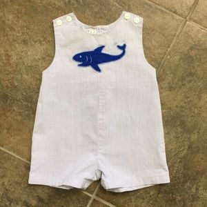 Baby Boy Shark Romper